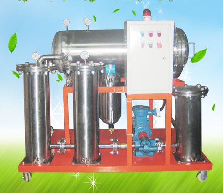 透平油聚結(jié)脫水濾油機(jī)